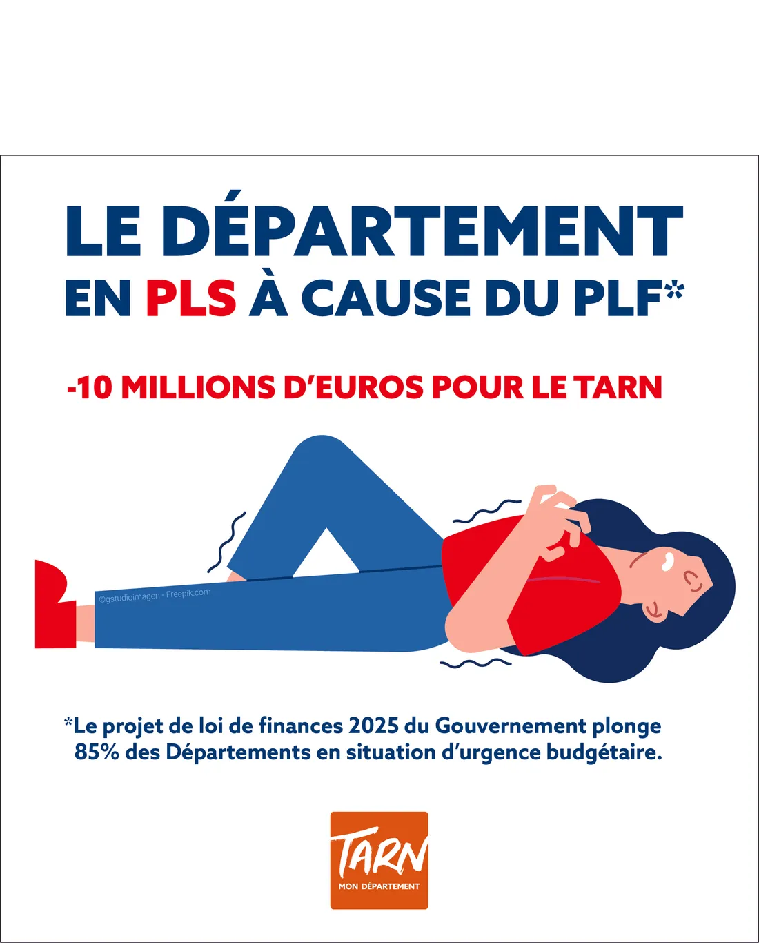 Le département du Tarn dénonce le projet de loi de finances 2025 du gouvernement.