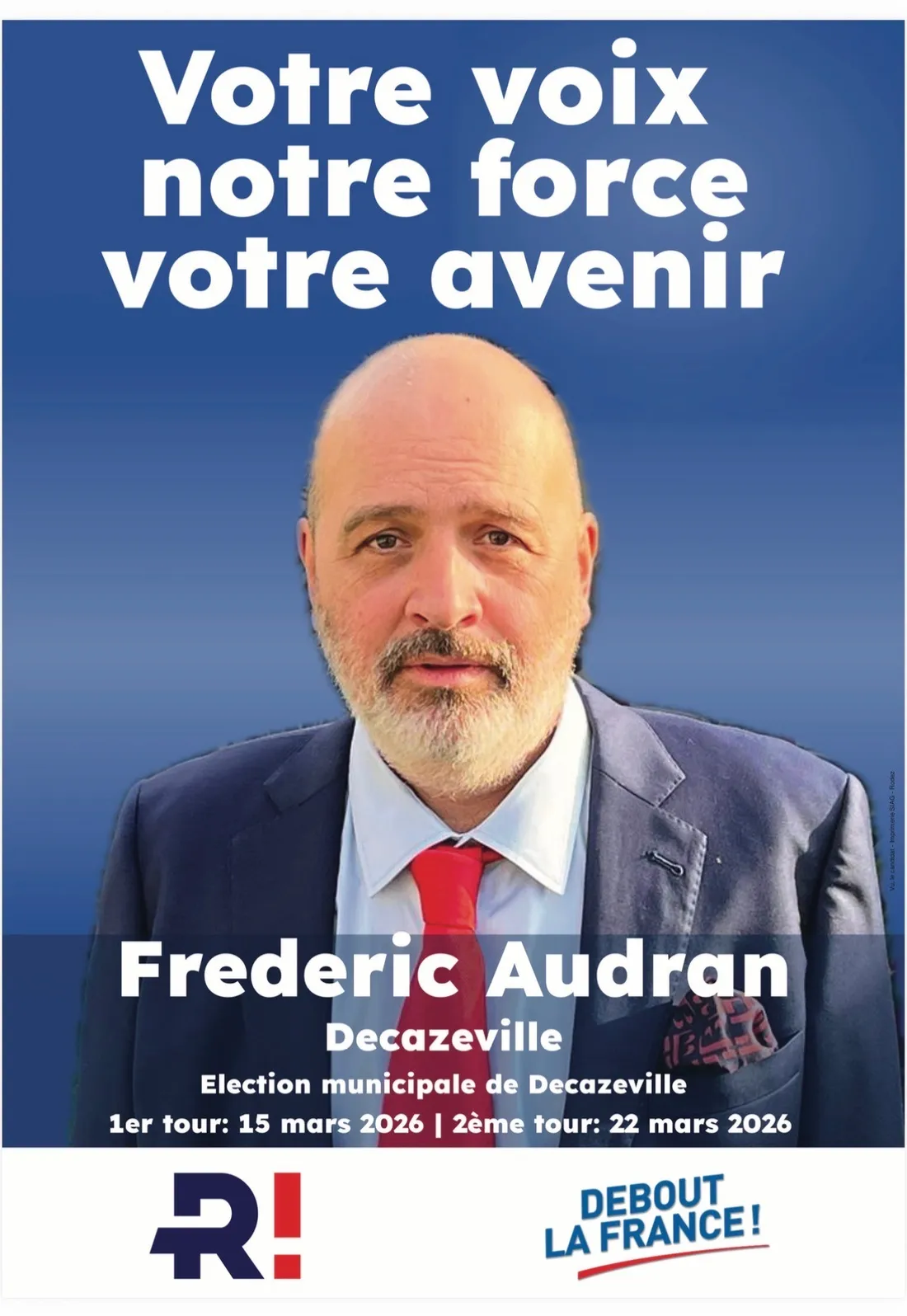 Frederic Audran devait mener une liste pour les municipales 2026 à Decazeville (Aveyron).
