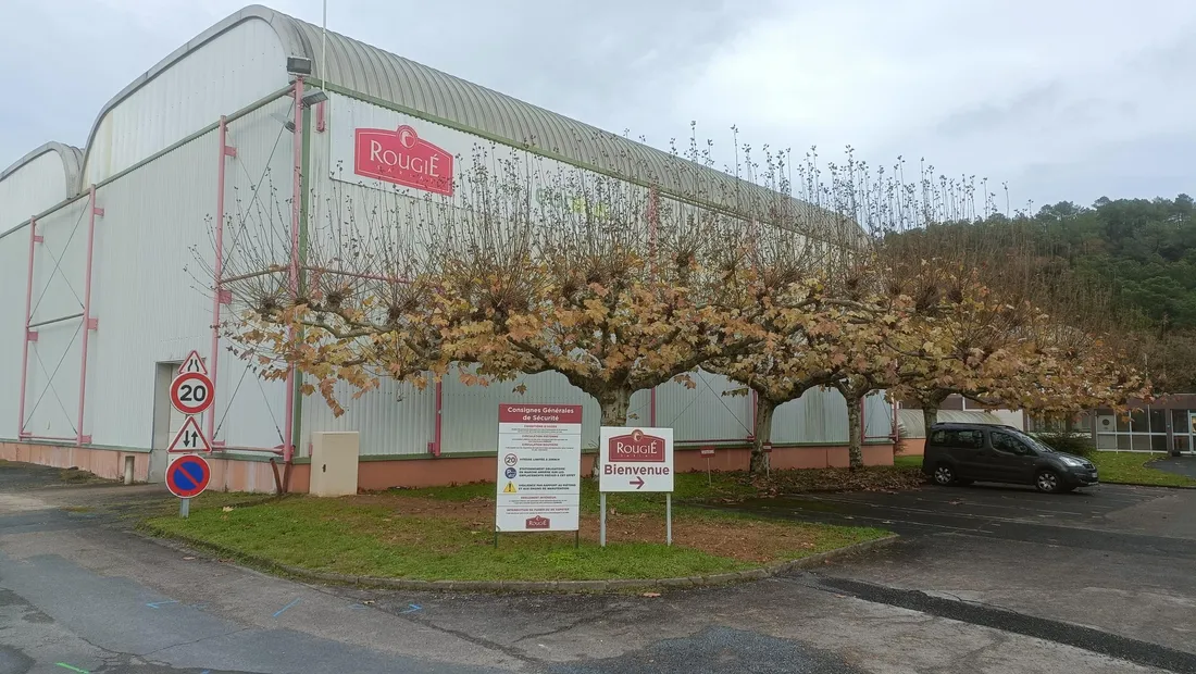 L'usine de foie gras Rougié à Sarlat (groupe Euralis)