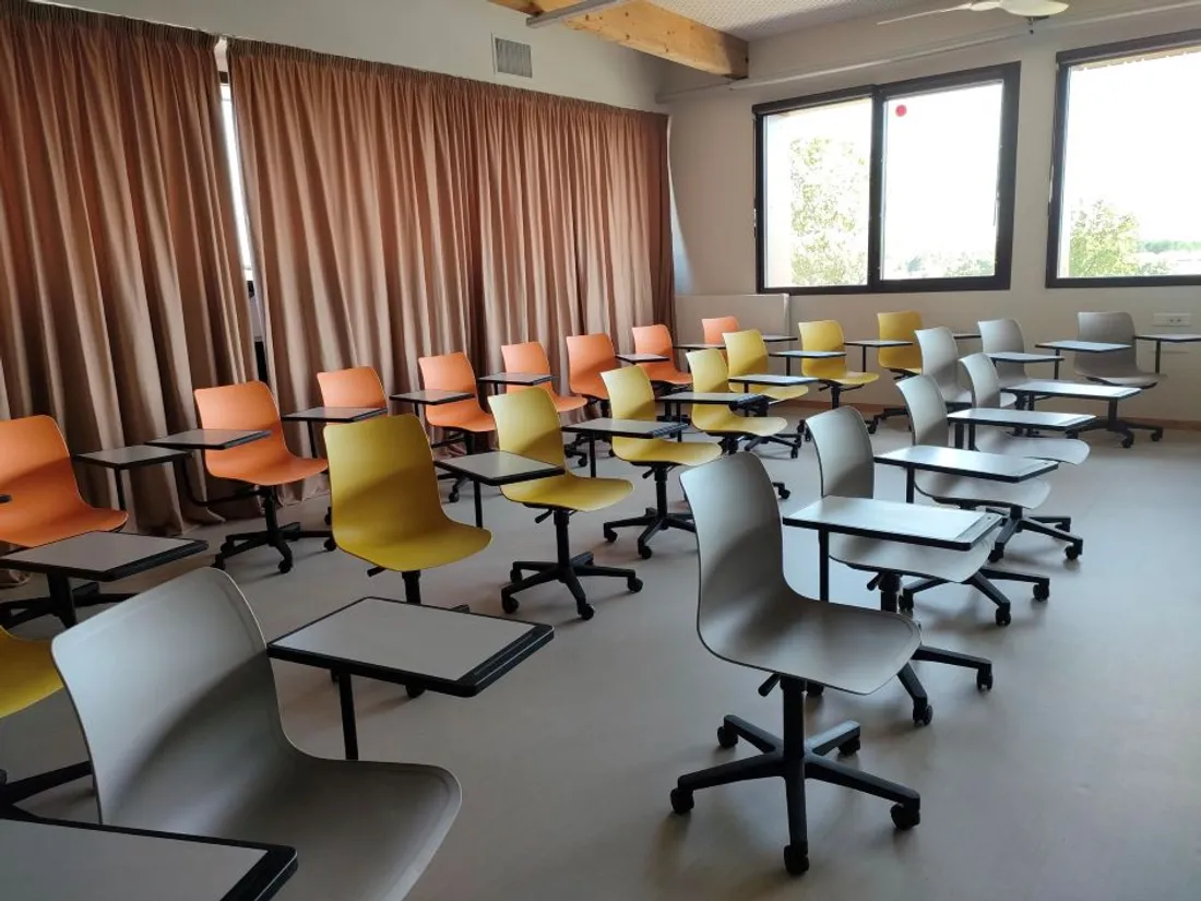 La salle de musique au collège de La Cavalerie