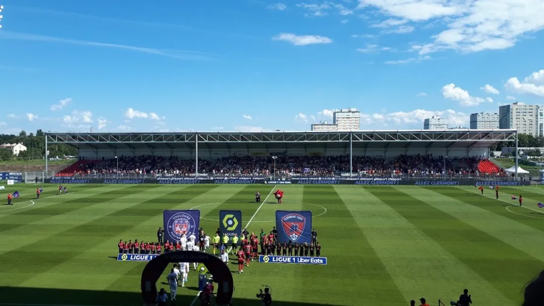 Le stade Montpied à Clermont-Ferrand (Puy-de-Dôme)