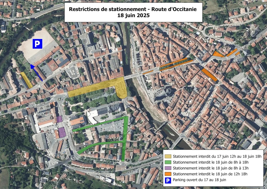 Les perturbations licées à la Route d'Occitanie