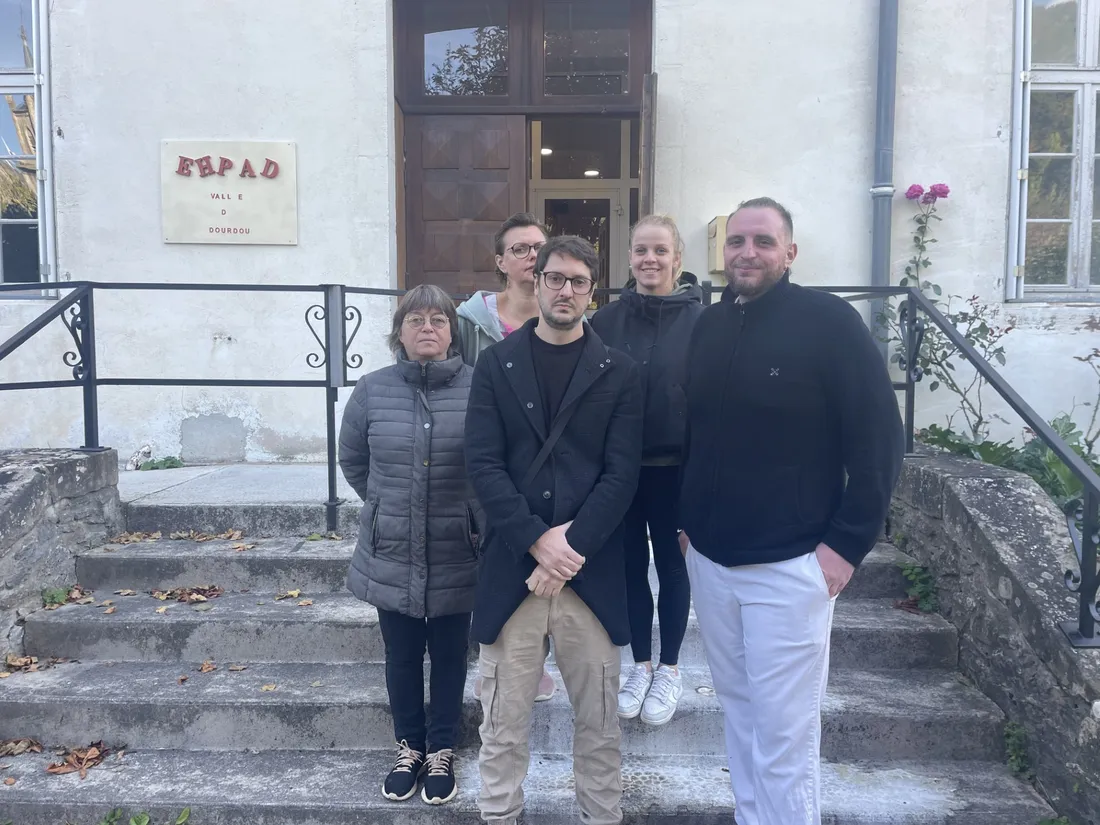 Le personnel de l'EHPAD de Brusque