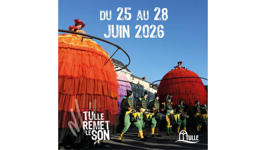 L'affiche de l'édition 2026 de Tulle remet le son.