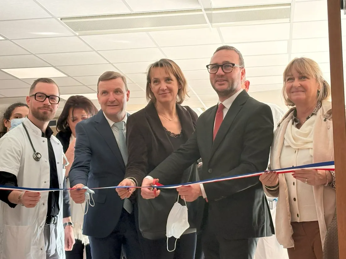 Inauguration de l'unité de soins palliatifs de Brive (Corrèze) le 15-01-26.