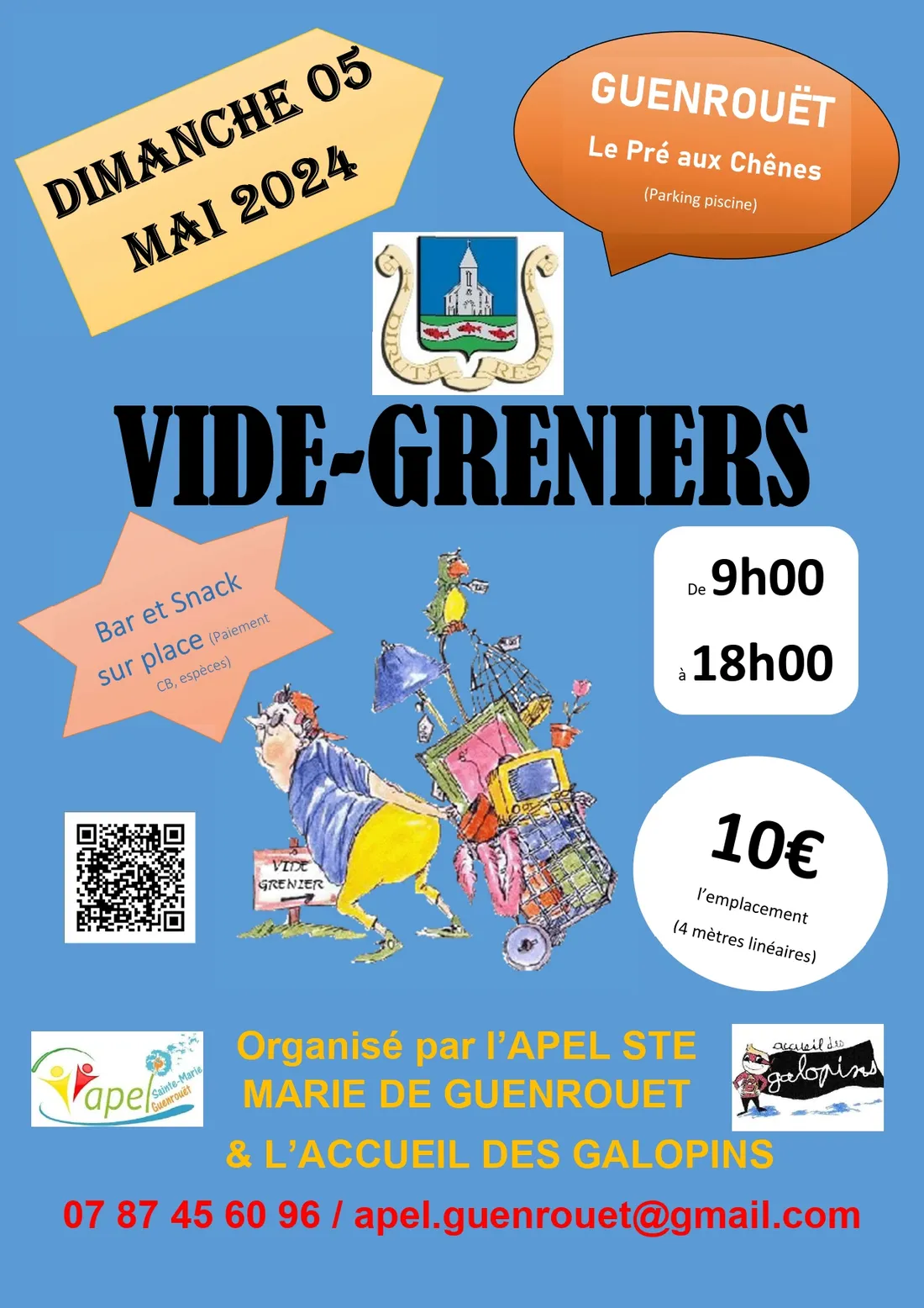 Vide greniers à Guenrouët