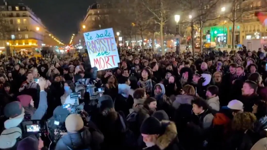 Manifestations mort Jean-Marie Le Pen