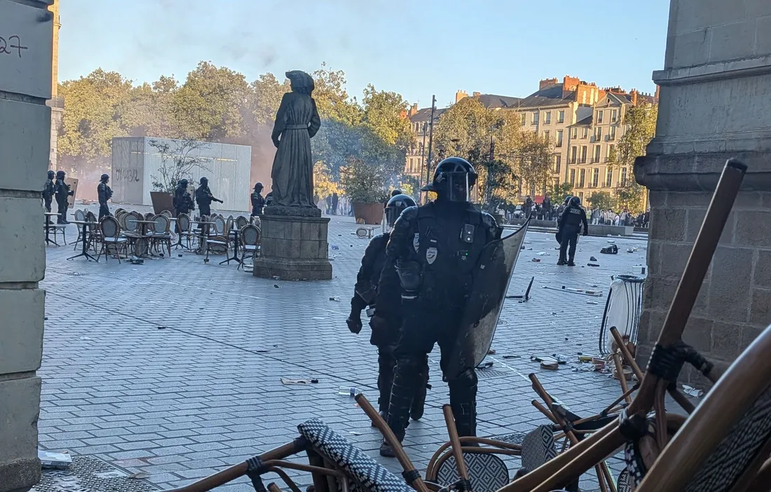 Les forces de l'ordre mobilisés le 17 octobre