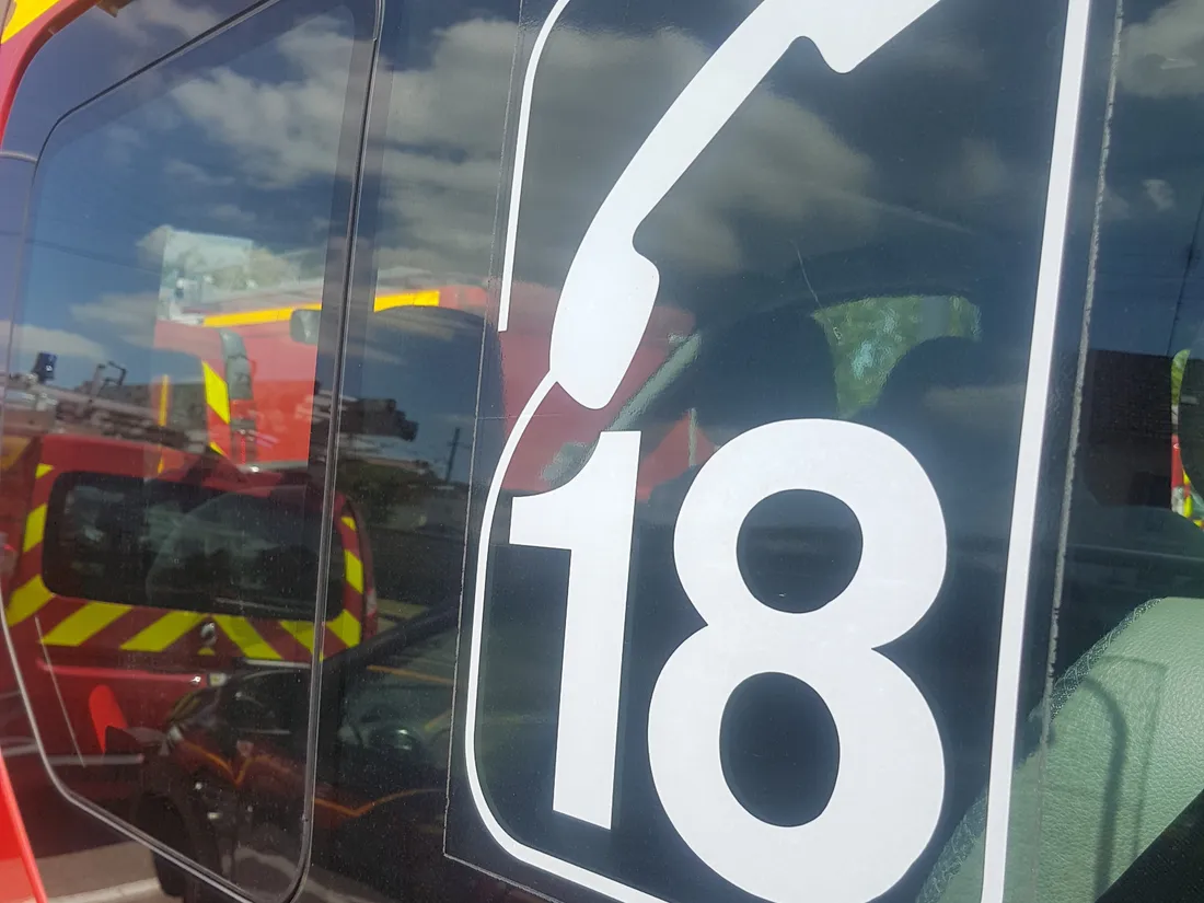 Un véhicule de pompiers, illustration