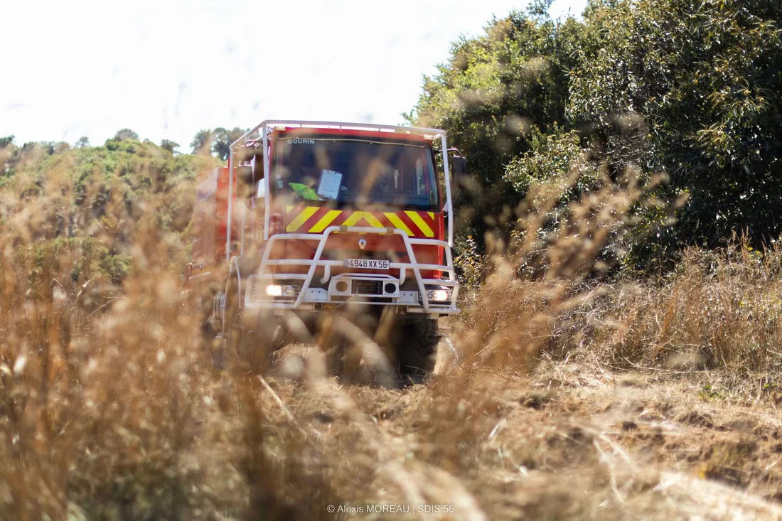 Un engin de pompiers, illustration
