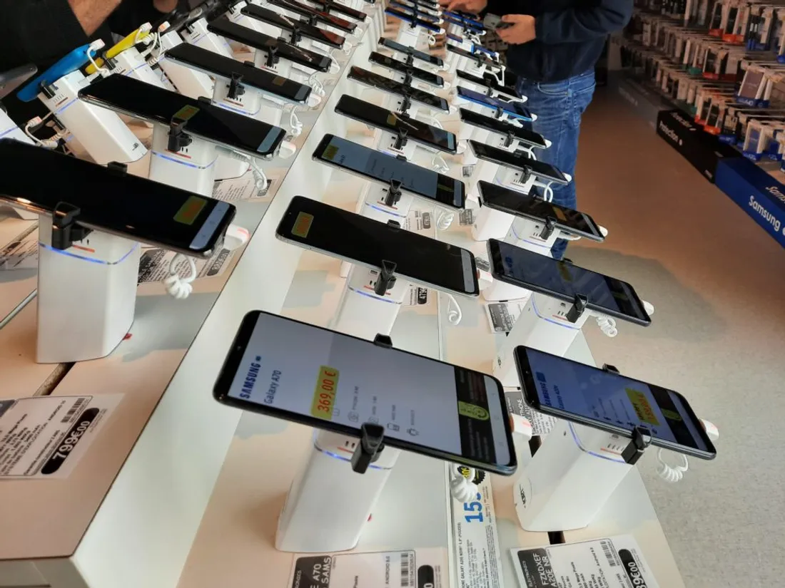 Vol de téléphones portables