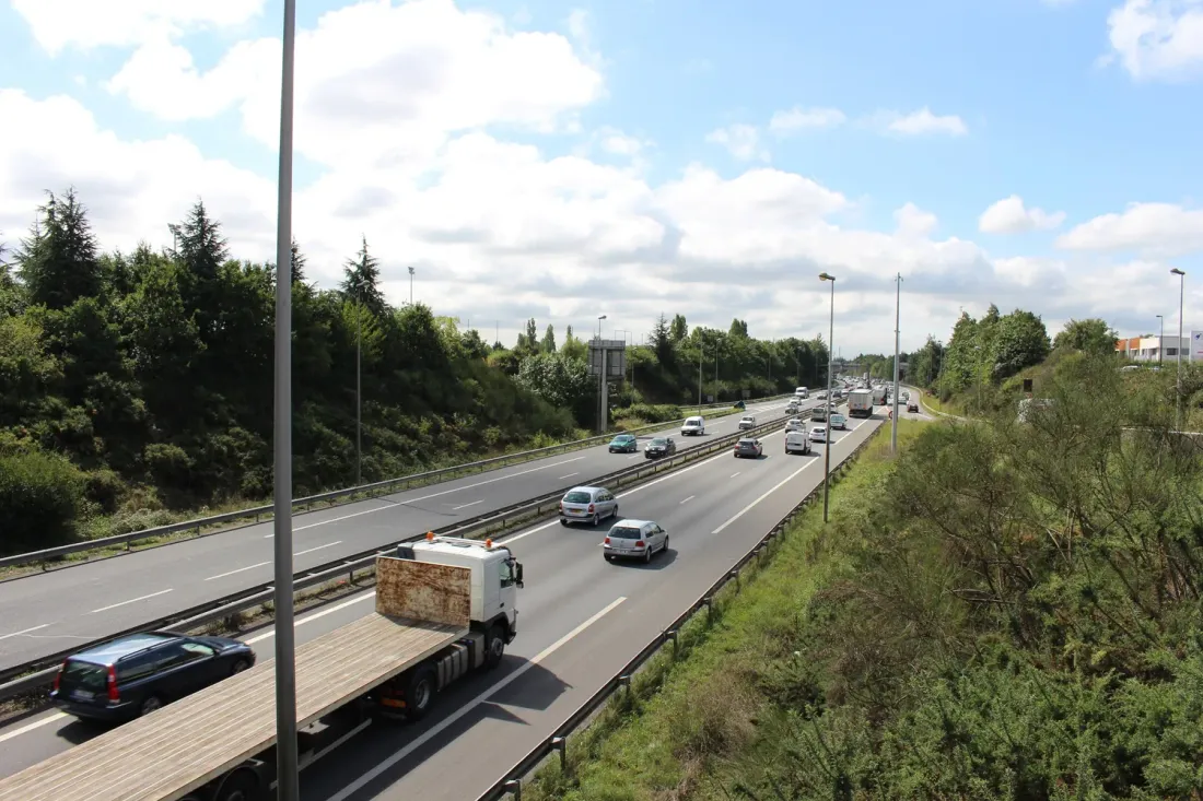 Le périphérique de Nantes, illustration