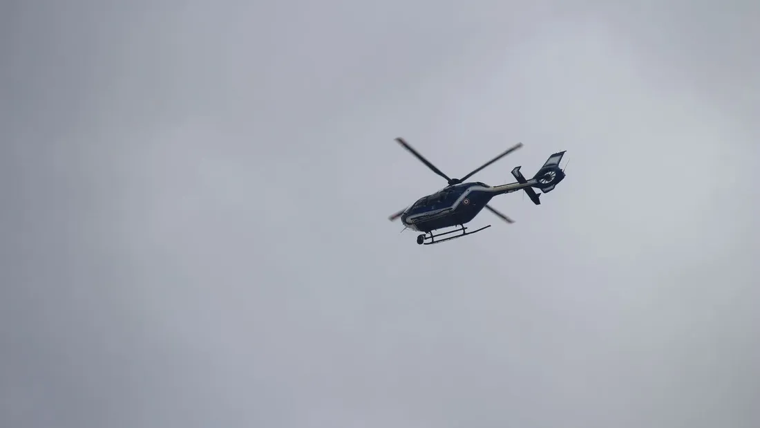 Un hélicoptère de la gendarmerie
