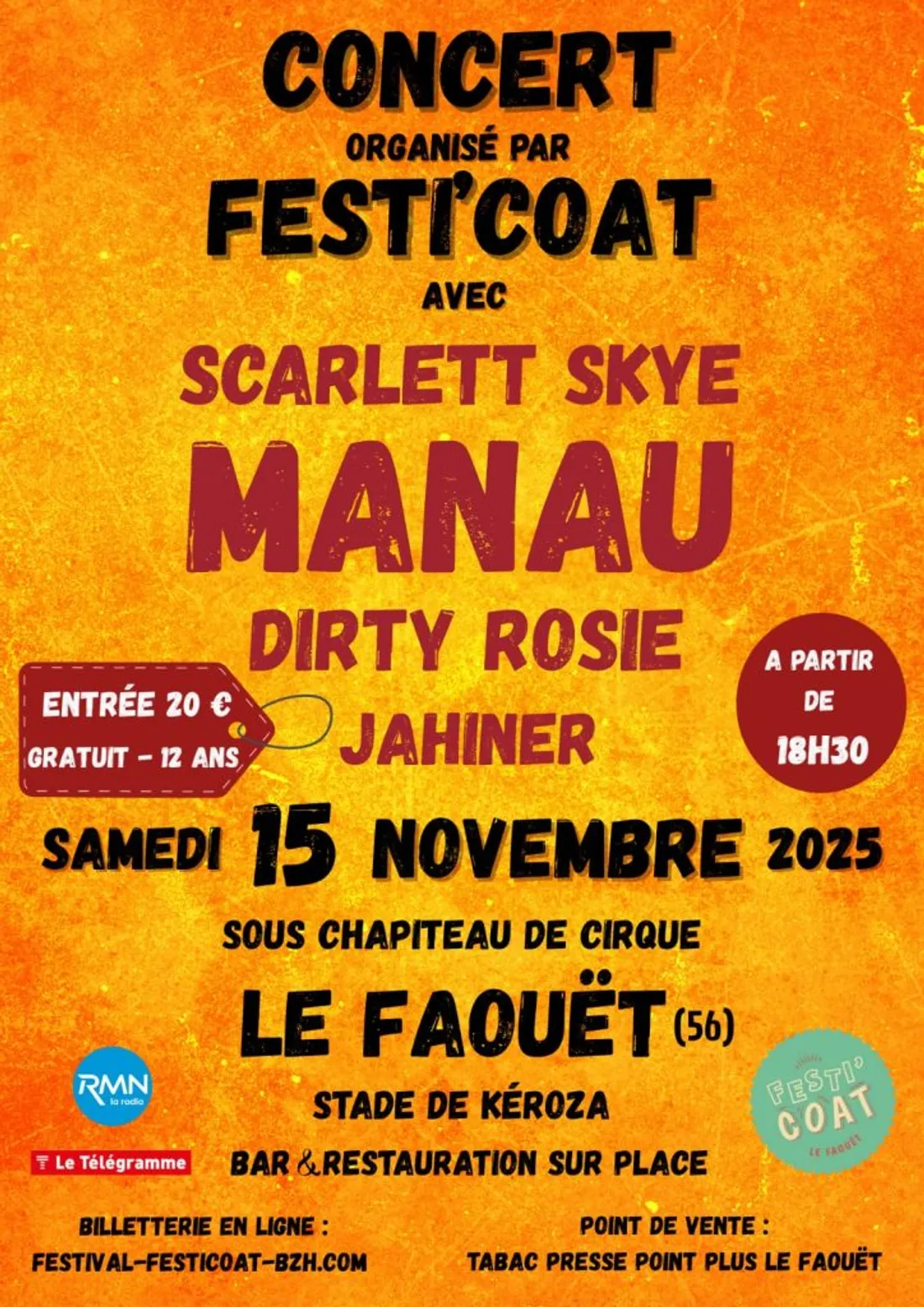 Concert Festicoat Novembre 2025