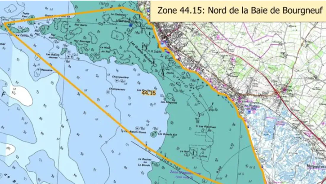 La zone concernée par l'arrêté préfectoral 