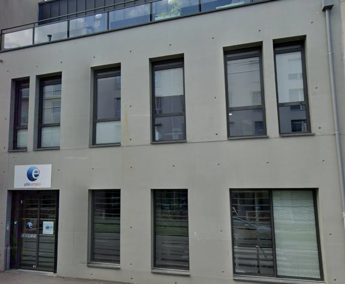 Une agence Pôle Emploi à Rennes, capture d'écran