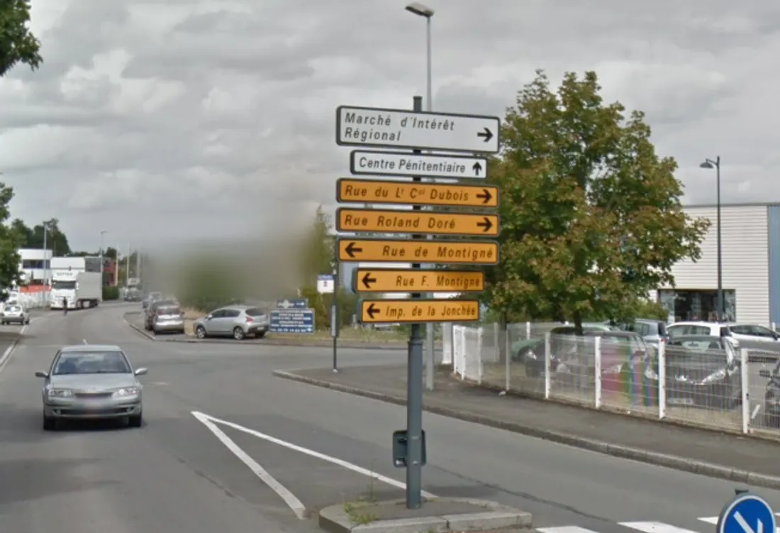 En allant vers le centre pénitentiaire de Rennes, capture d'écran