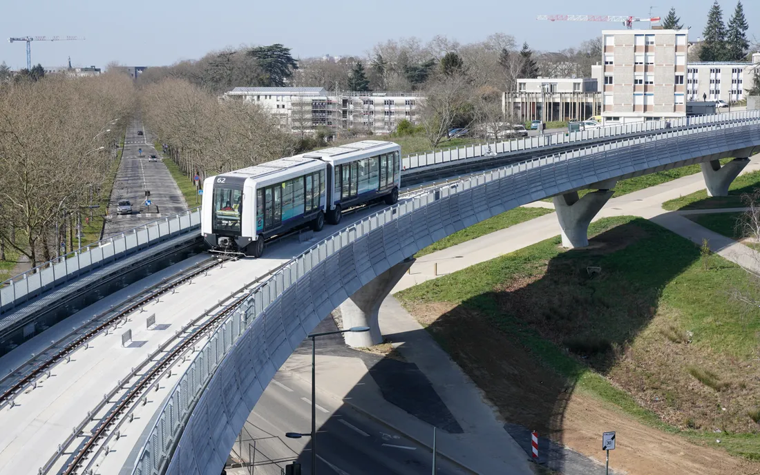 Le métro de la Ligne B, illustration