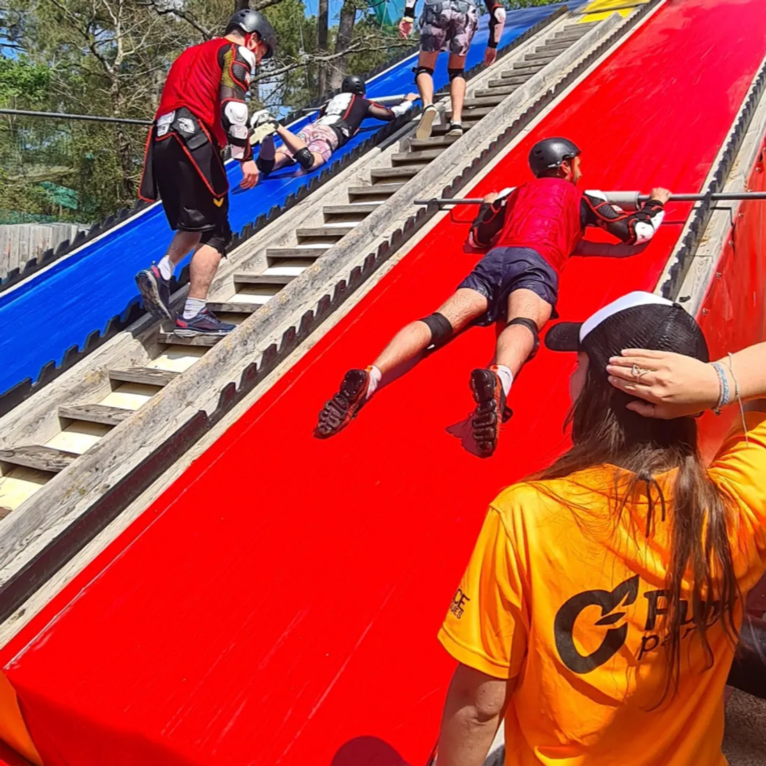 Dans l'un des parcs, illustration