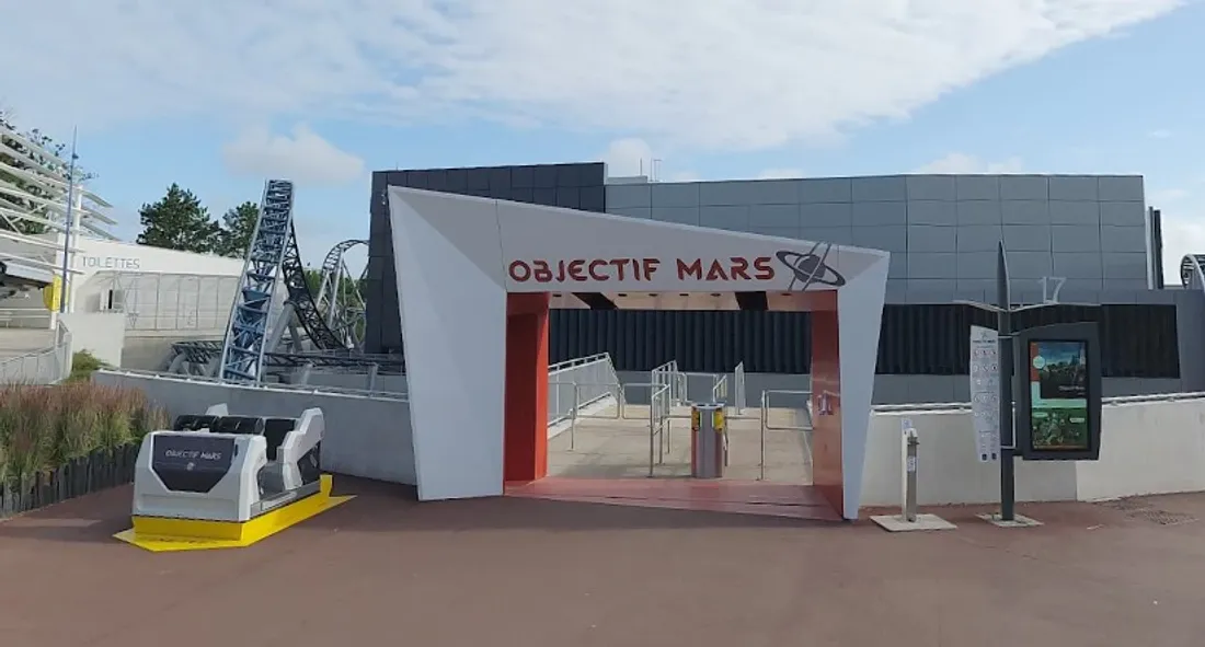 L'entrée de l'attraction, capture d'écran