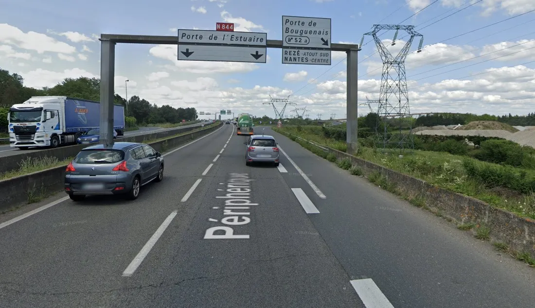 Le périphérique nantais, capture d'écran