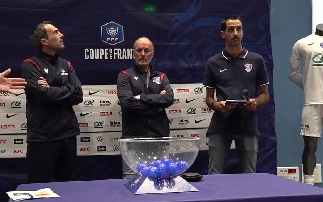 Le tirage au sort ce jeudi soir a été diffusé sur facebook, capture d'écran