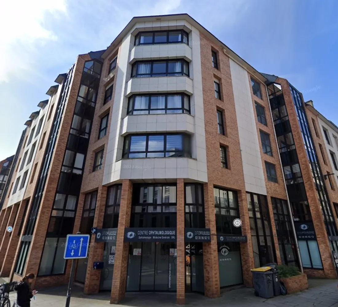 Le centre, rue du Pré Botté, à Rennes, capture d'écran