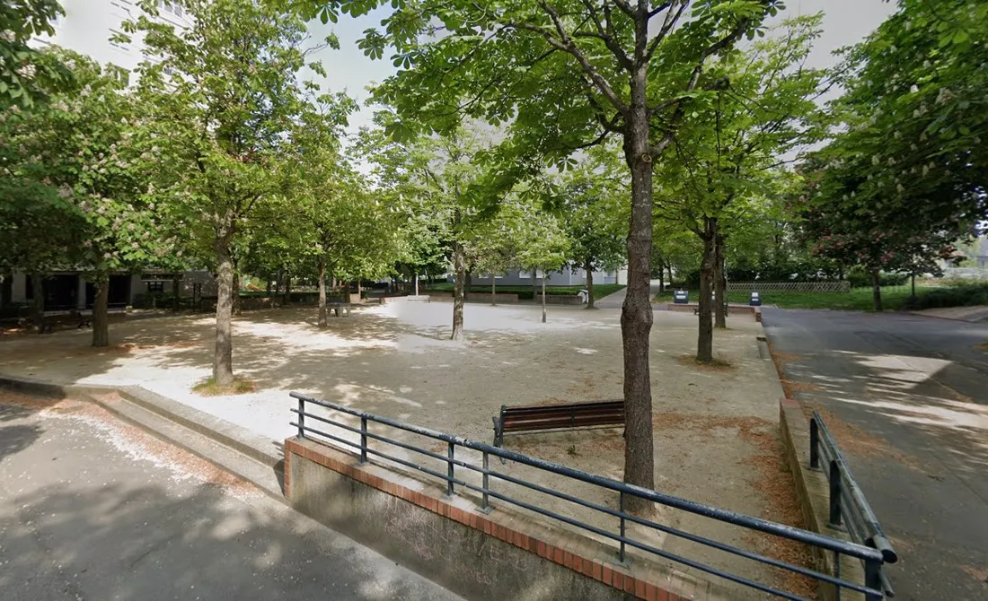Le square des Grisons, dans le quartier du Blosne, capture d'écran
