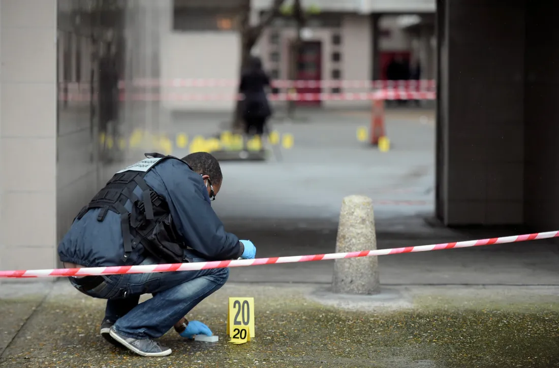 La police scientifique sur une scène de crime (image d'illustration)