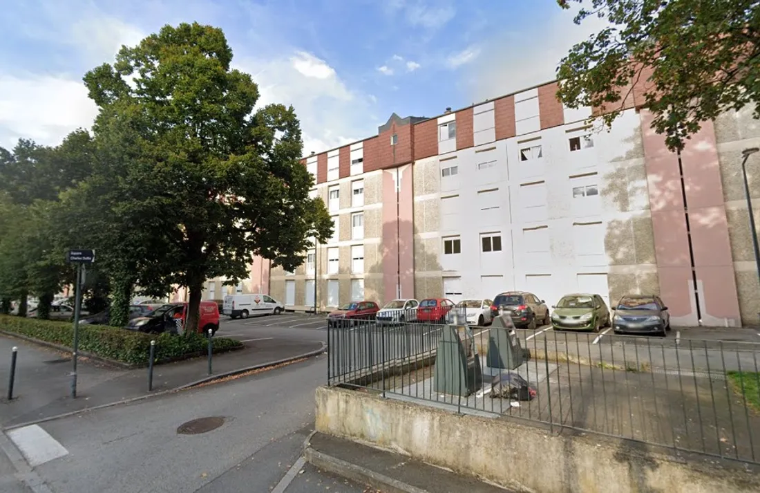 Le quartier où l'enfant avait été découvert le 20 octobre 2023, capture d'écran