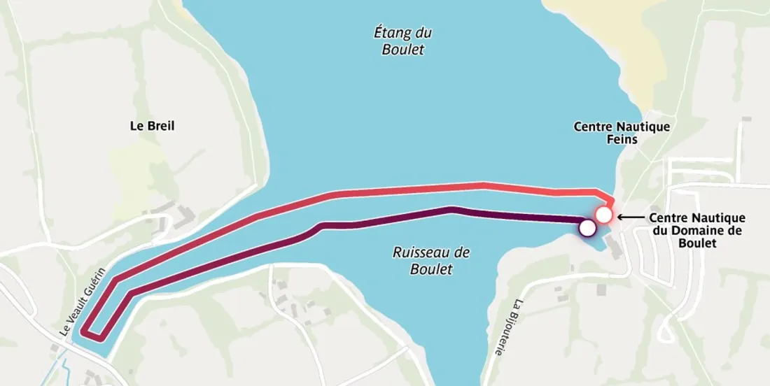 Parcours de la flamme olympique à Feins
