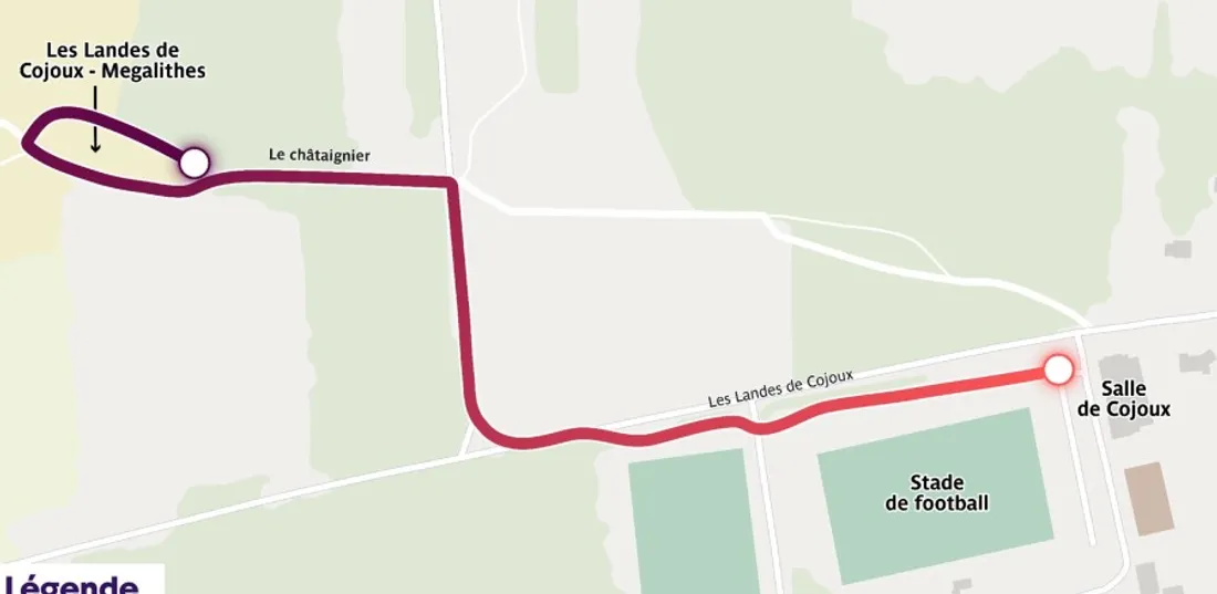 Le parcours de la flamme olympique à Saint-Just