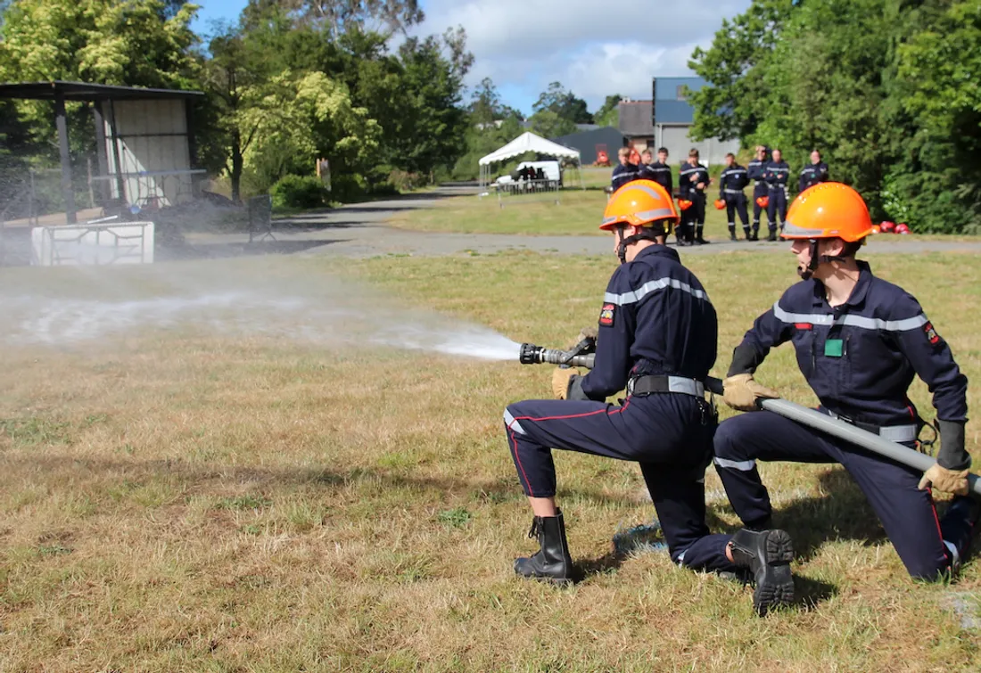 L'excellence des jeunes pompiers
