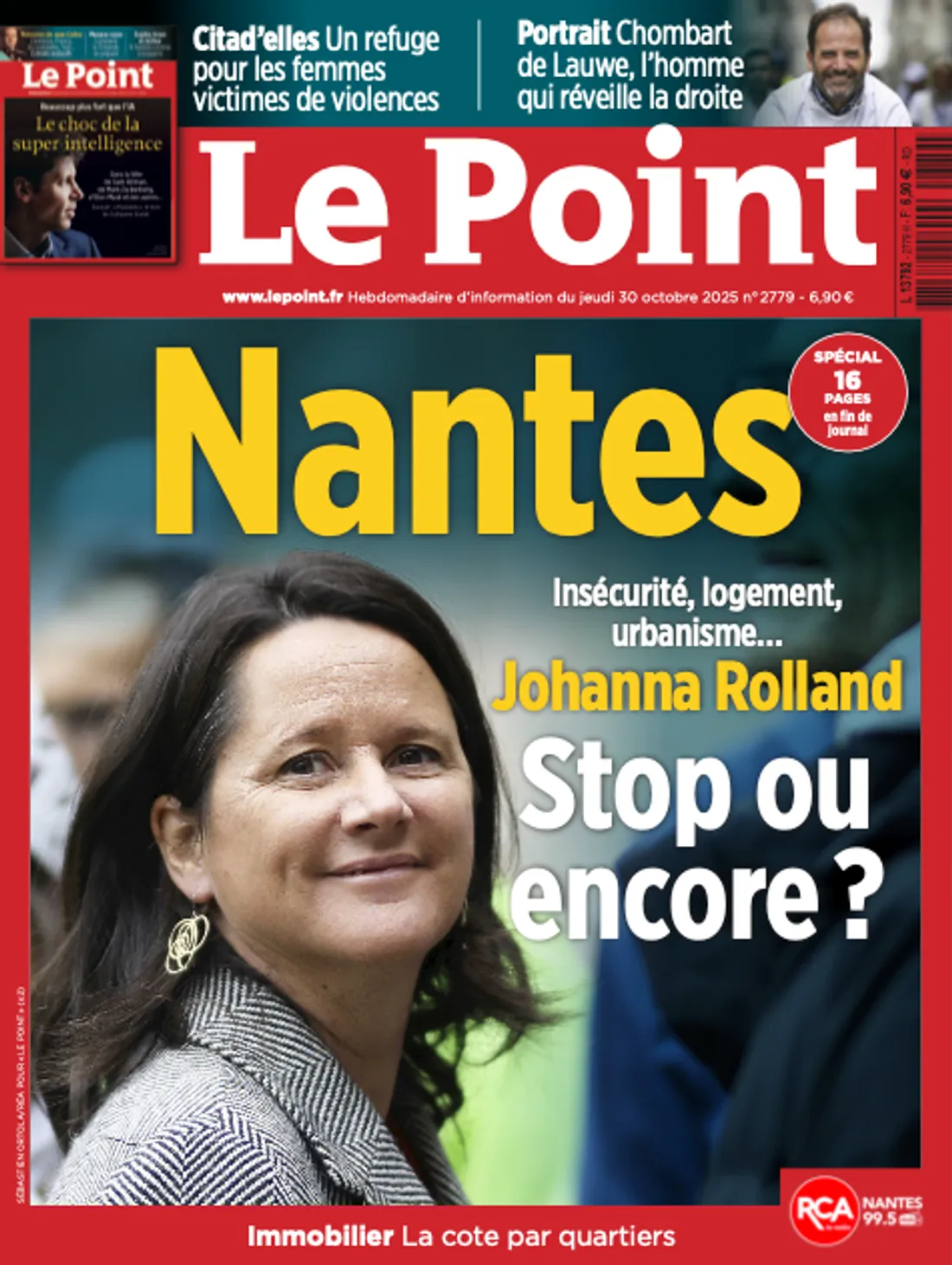 La une du Point spécial Nantes