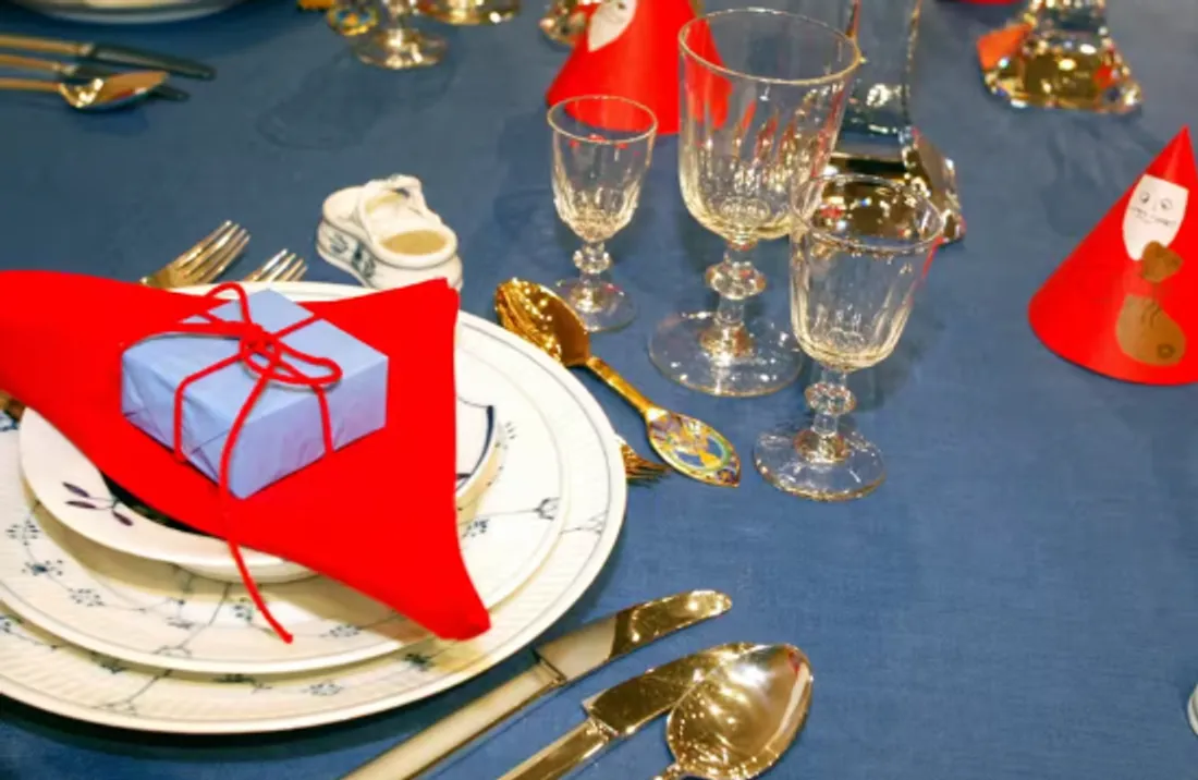 Une table pour le repas de Noël, photo d'illustration.
