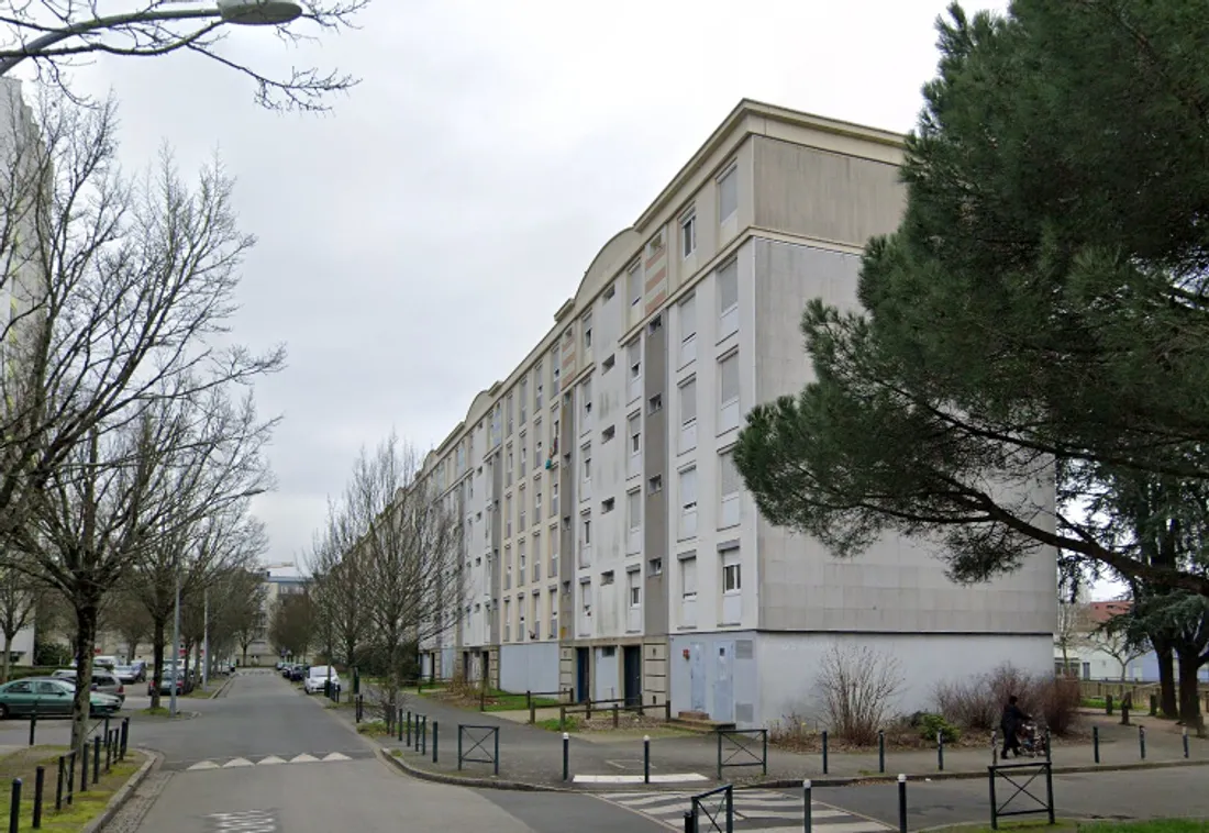 Rue Lucien-Aubert, quartier Jean-Zay à Nantes
