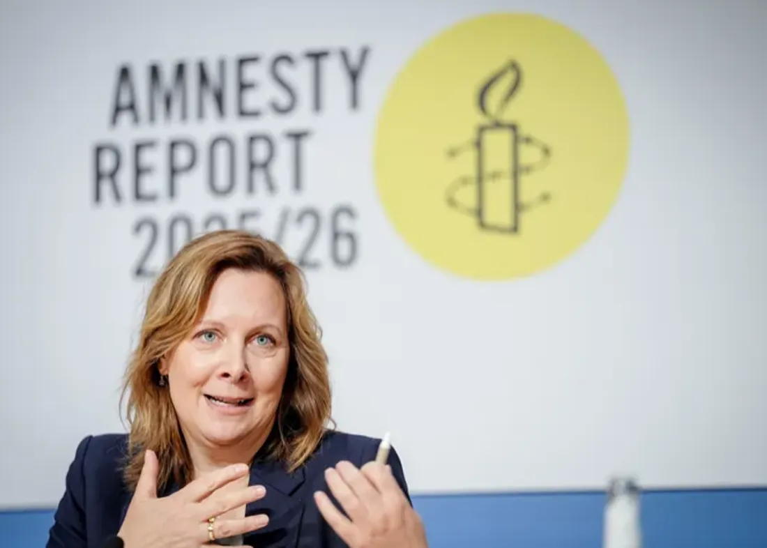 Julia Duchrow, secrétaire générale de la section allemande d’Amnesty International