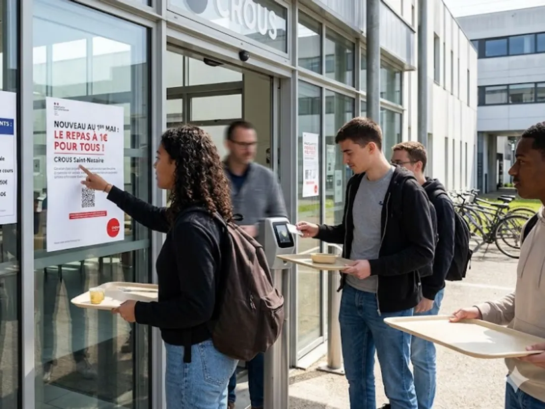 Repas 1 euro du CROUS accessibles à tous les étudiants