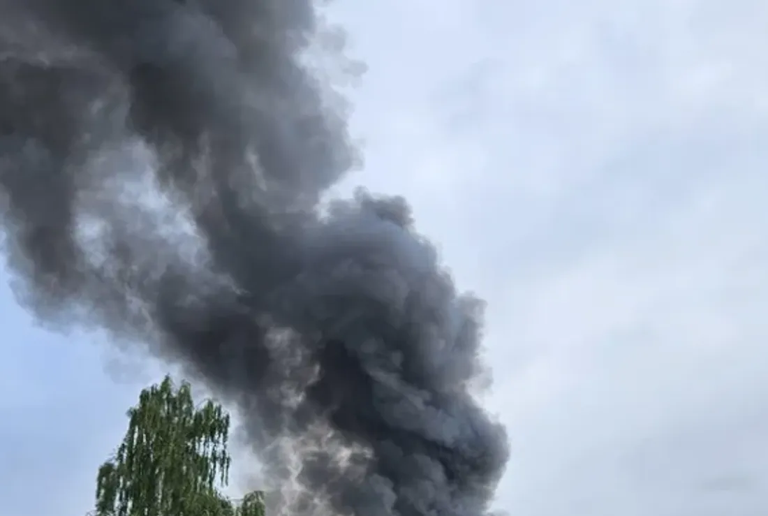 Incendie au sein de la société Derichebourg, près de Saint-Nazaire