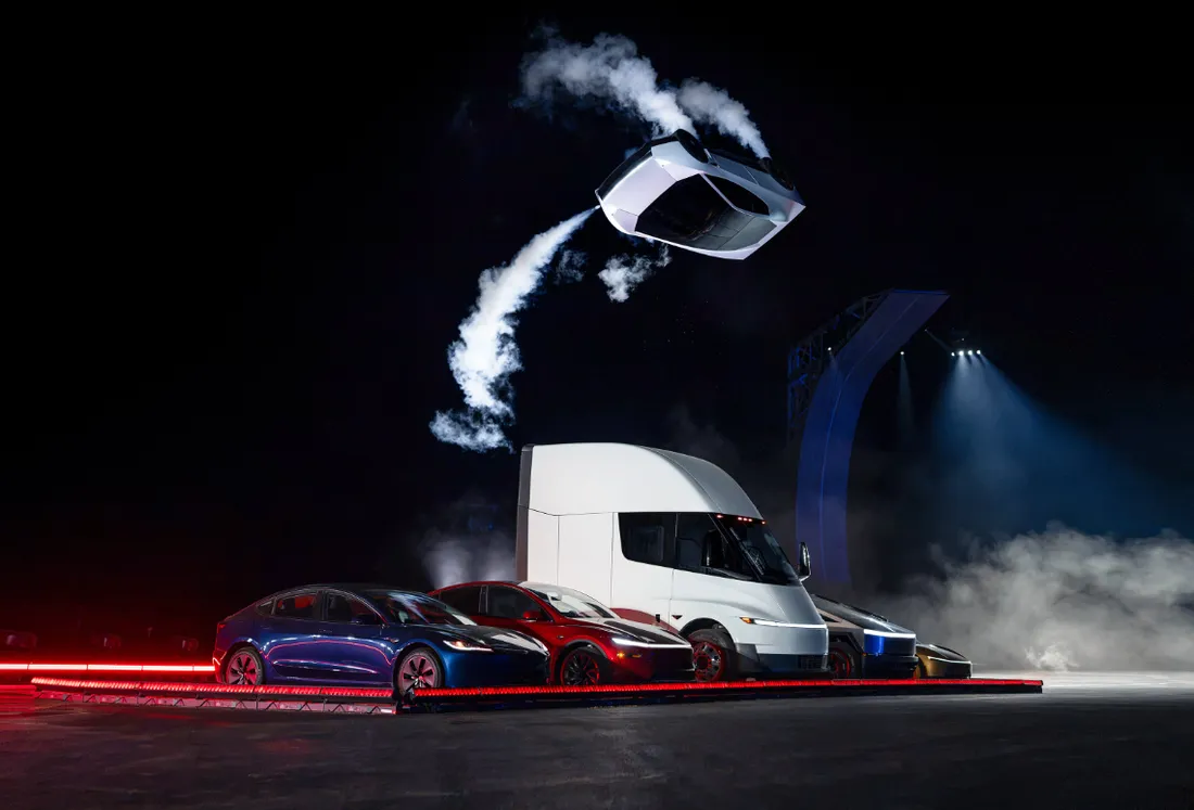 La voiture volante de Tesla