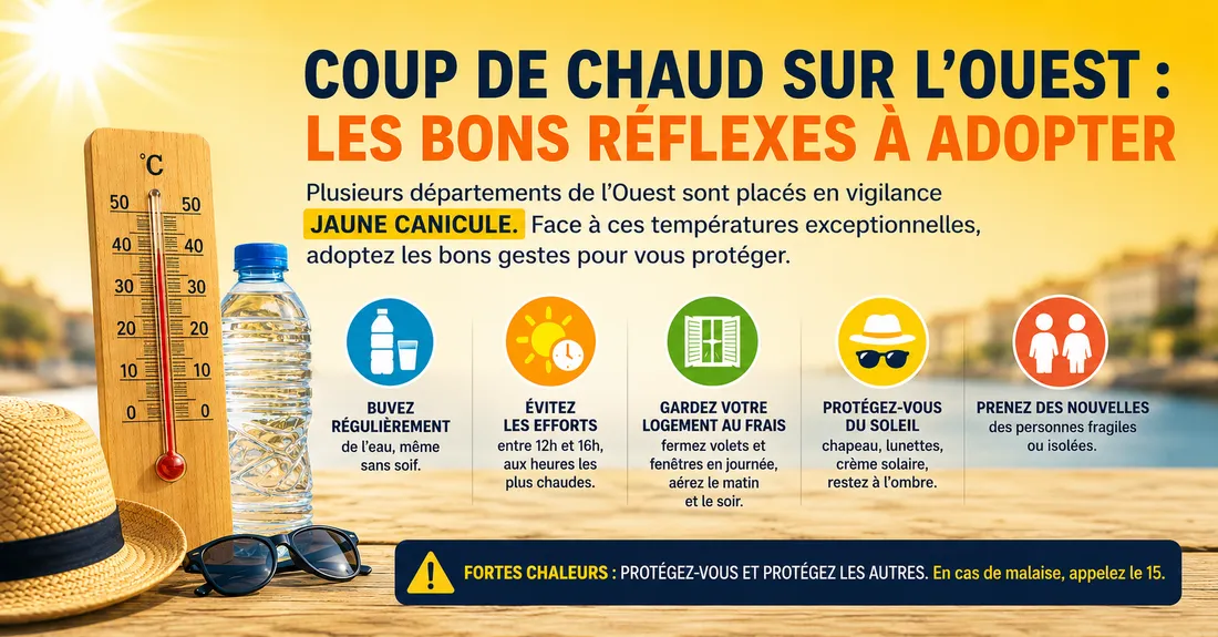 Canicule : les bons gestes à faire 