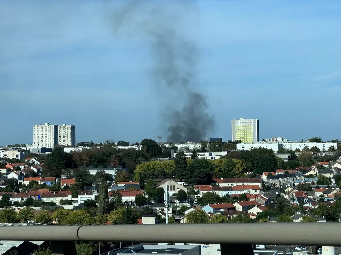 Important incendie dans le quartier Bellevue