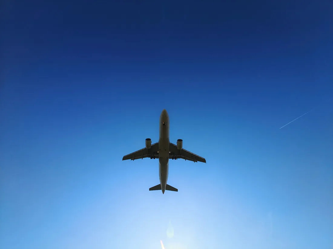 Un avion se pose à Nantes-Atlantique, archives