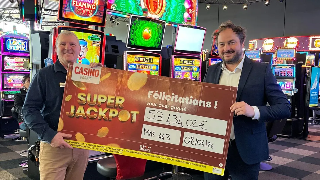 Jackpot au Casino de Pornic