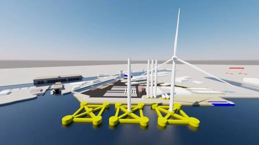 La plateforme « Éole » à Saint-Nazaire