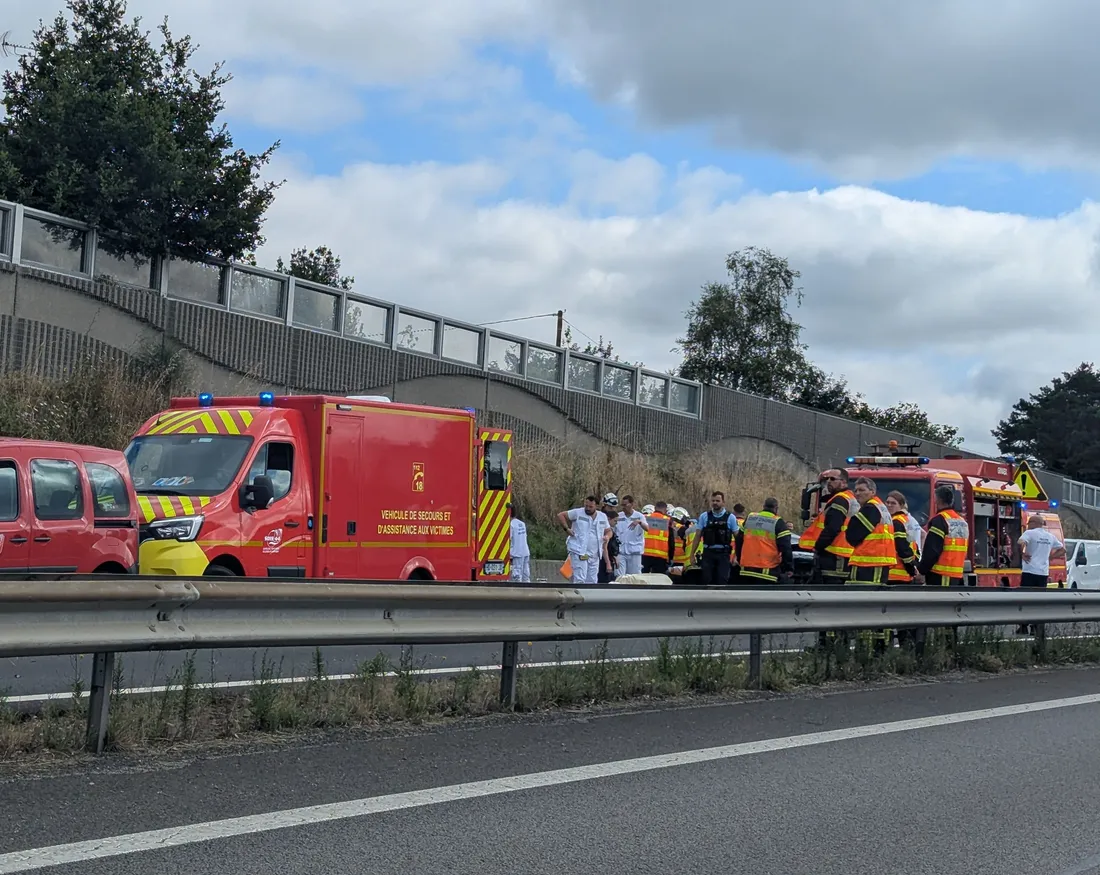 Deux hommes évacués en urgence absolue après l’accident entre Nantes et Saint-Nazaire