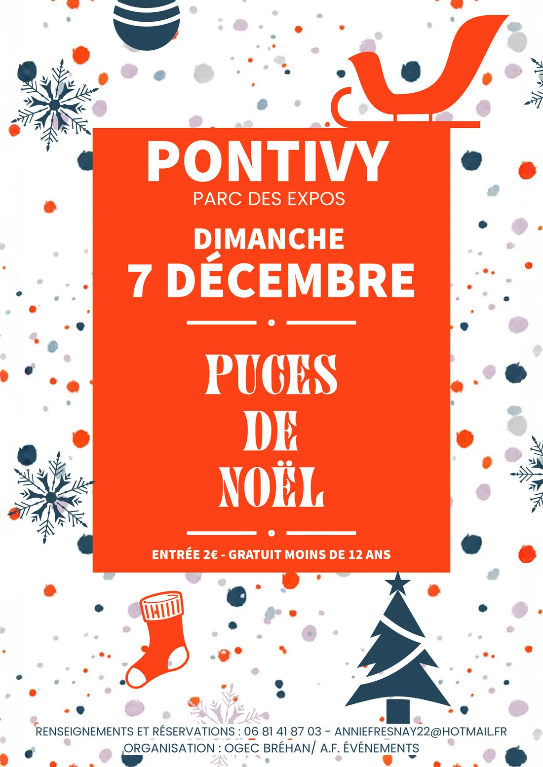 Puces de Noël Pontivy 2025