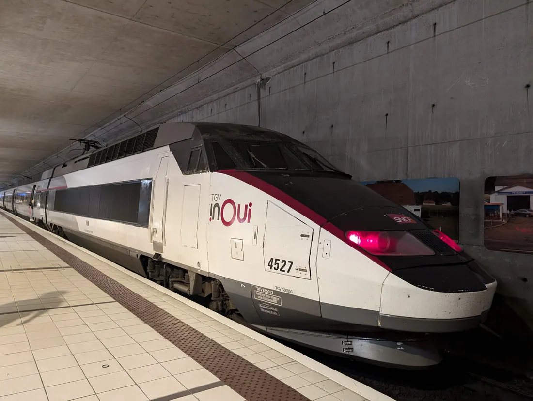 TGV au départ