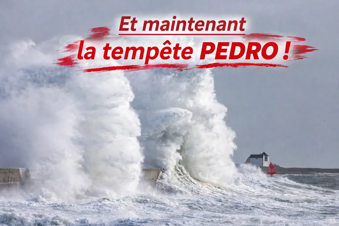 Tempête Pédro dans l'Ouest