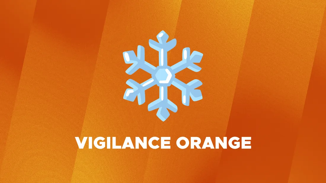 Vigilance orange - neige